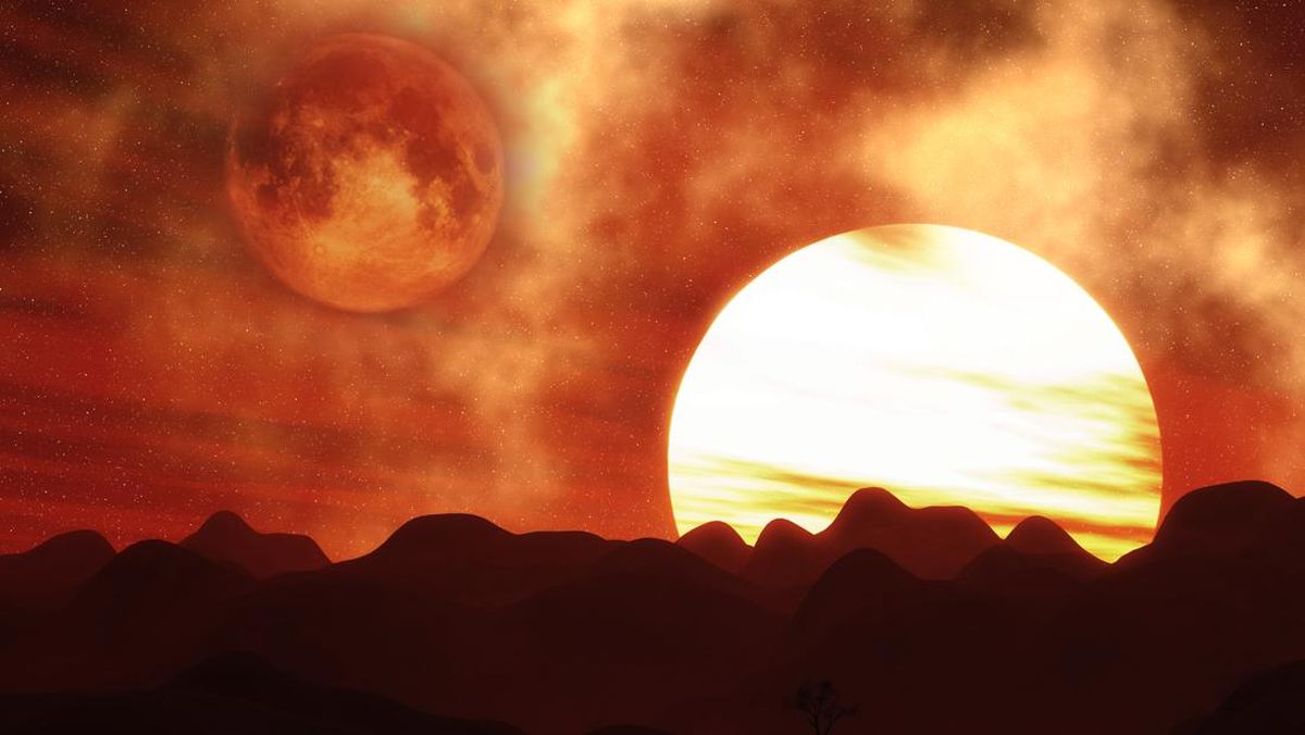 Matahari terbit barat