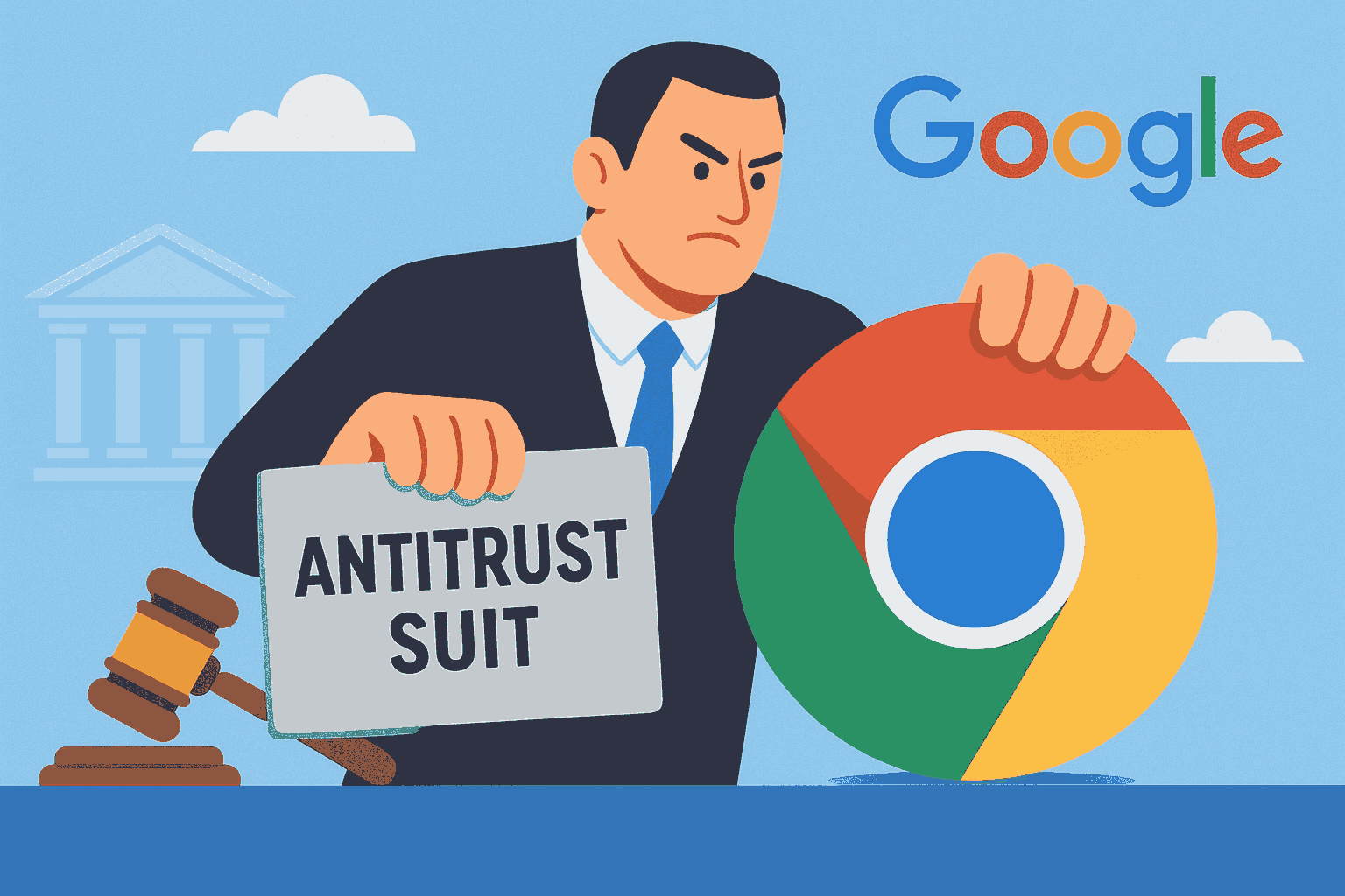 Google lolos Gugatan antimonopoli Chrome Aman