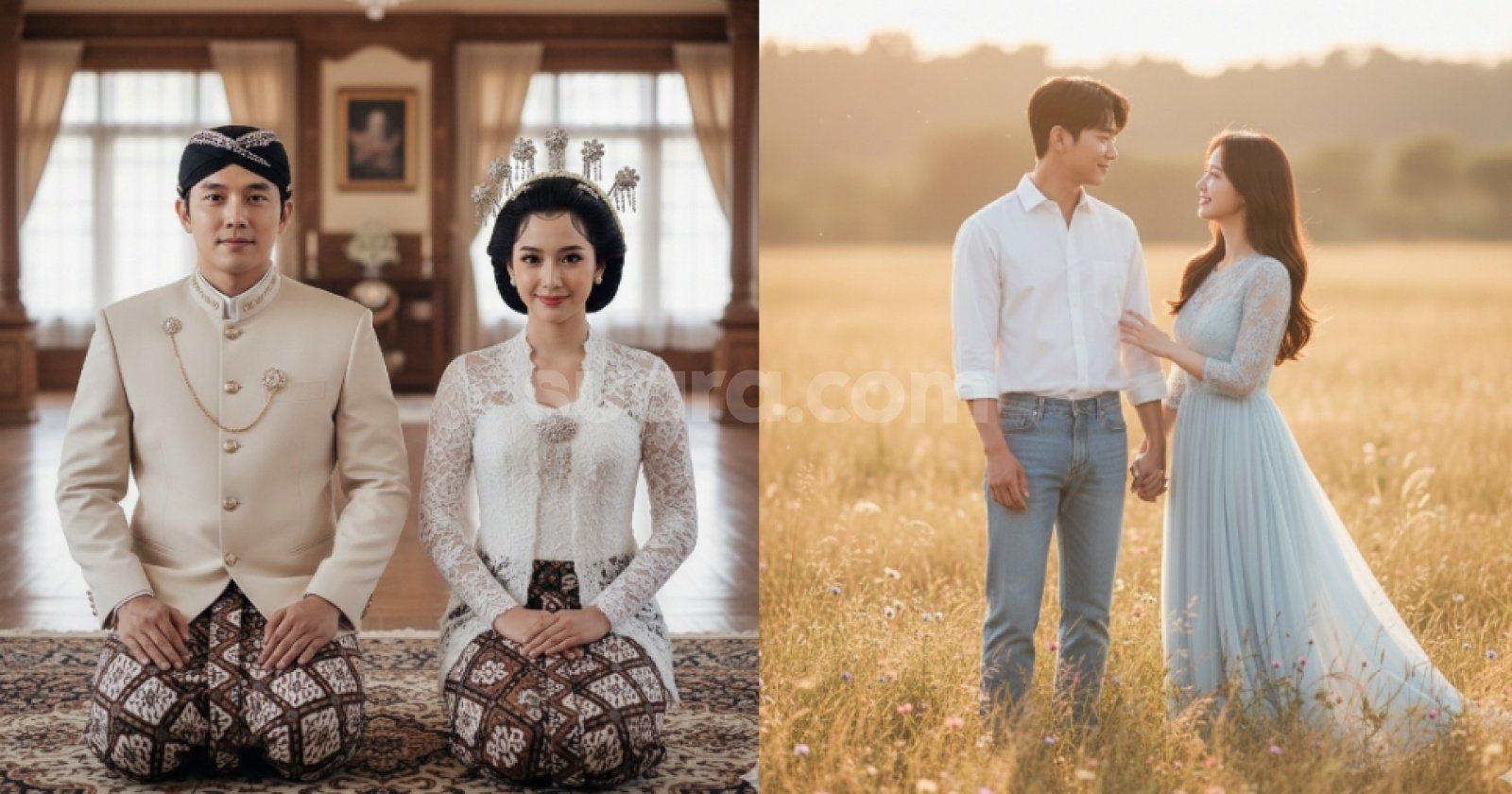 prompt AI foto prewedding