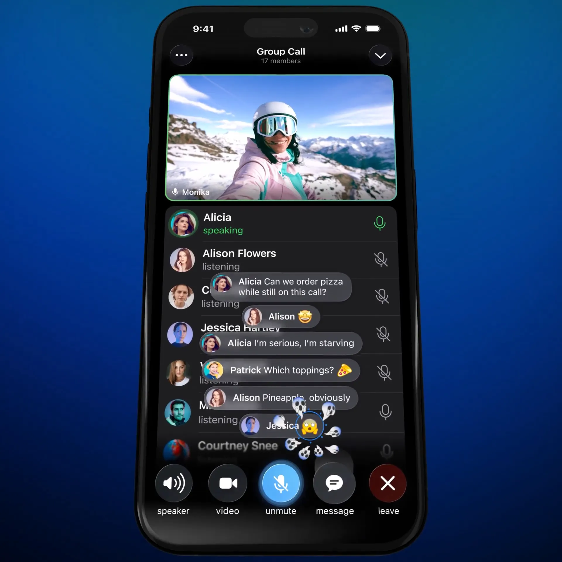 Telegram fitur komentar video call