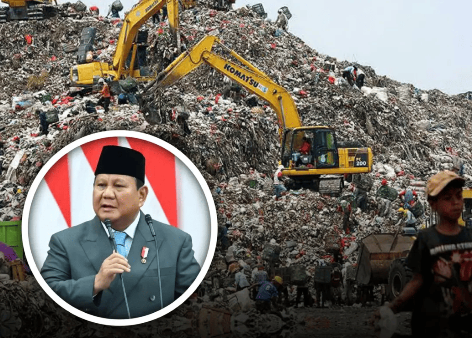 prabowo sampah jadi listrik