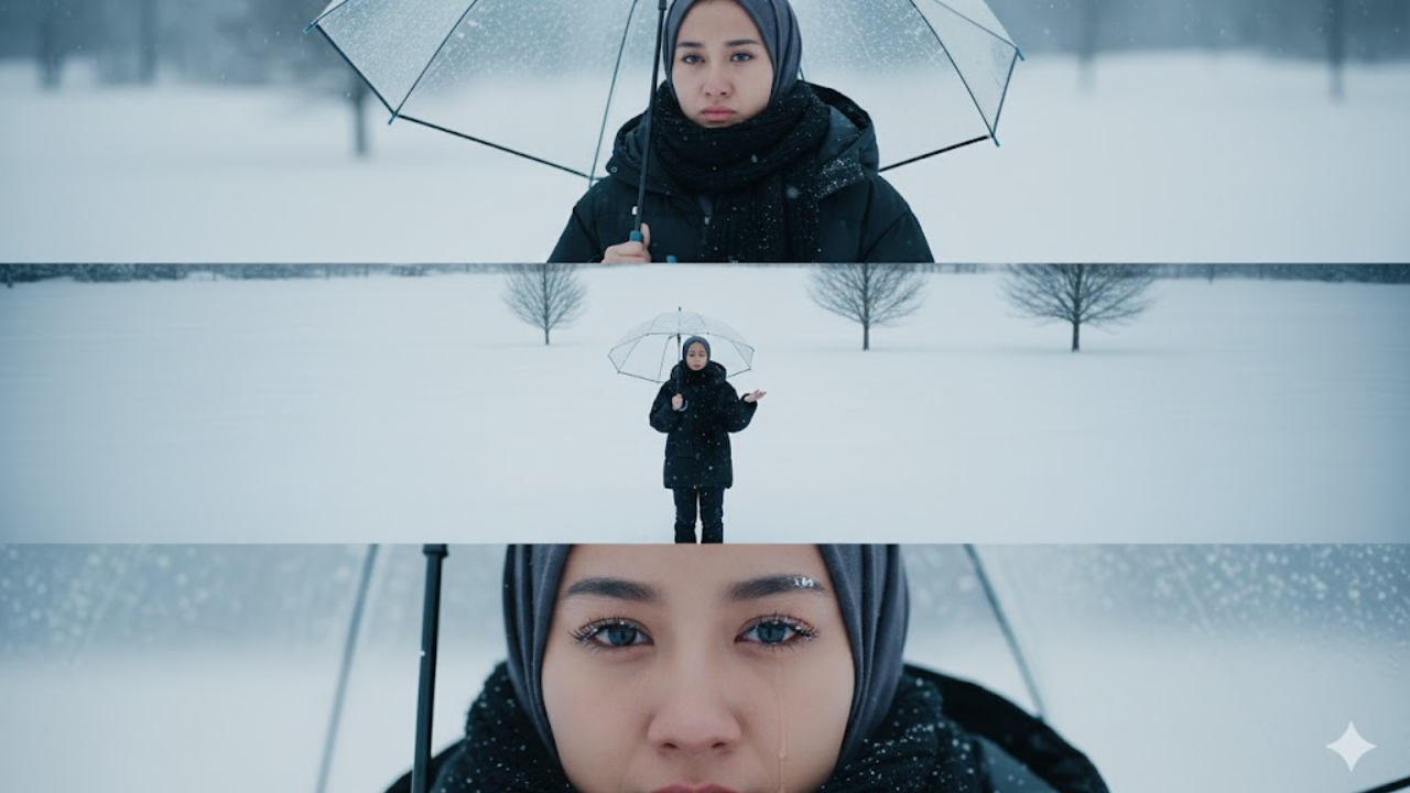 prompt Gemini AI musim salju