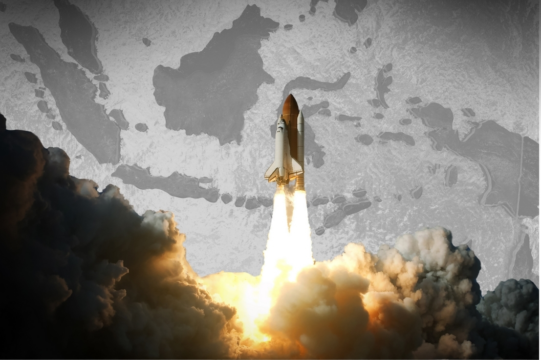 kemandirian antariksa Indonesia, BRIN, Bandar Antariksa Biak, Renduk 2017-2040, teknologi roket Indonesia, Arif Satria BRIN, kedaulatan teknologi, riset 