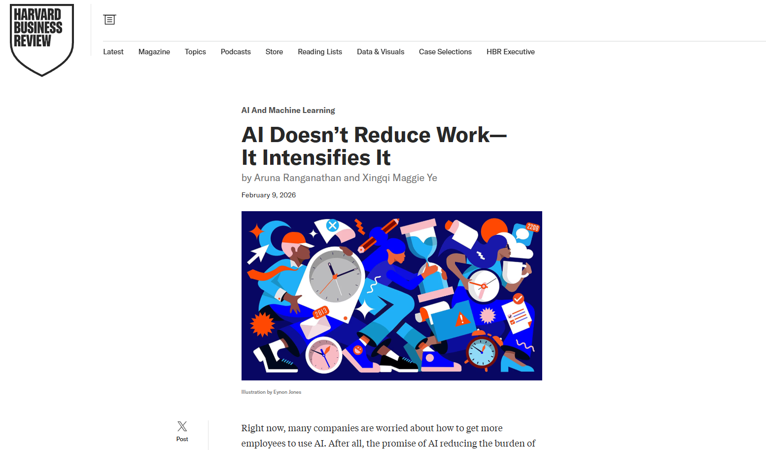 Studi Harvard AI Kantor