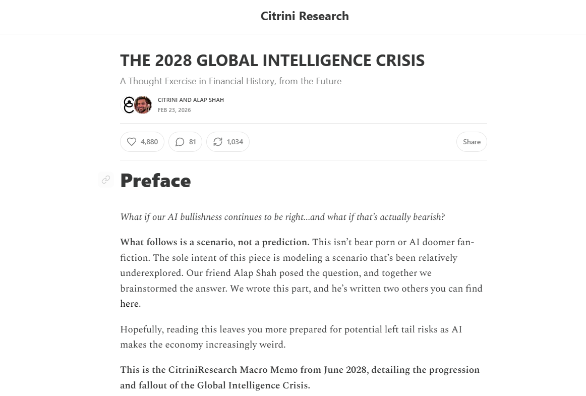 Krisis Ekonomi 2028 AI