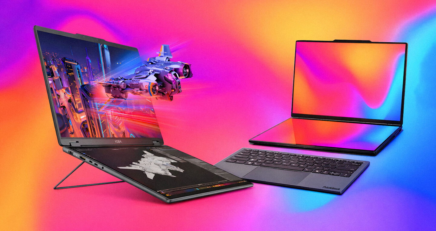 Lenovo MWC 2026, Yoga Book Pro 3D, Legion Go Fold, laptop 3D tanpa kacamata, konsol lipat Lenovo, Lenovo Qira, teknologi masa depan, inovasi AI