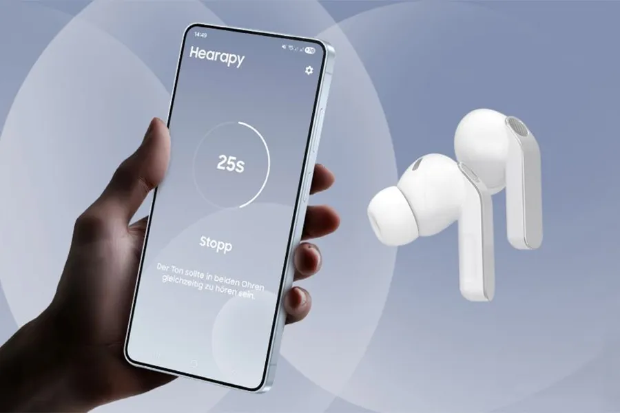 aplikasi pereda mabuk perjalanan, sistem vestibular, frekuensi 100 Hz, Universitas Nagoya, Galaxy Buds 4 Pro, earbud Samsung.