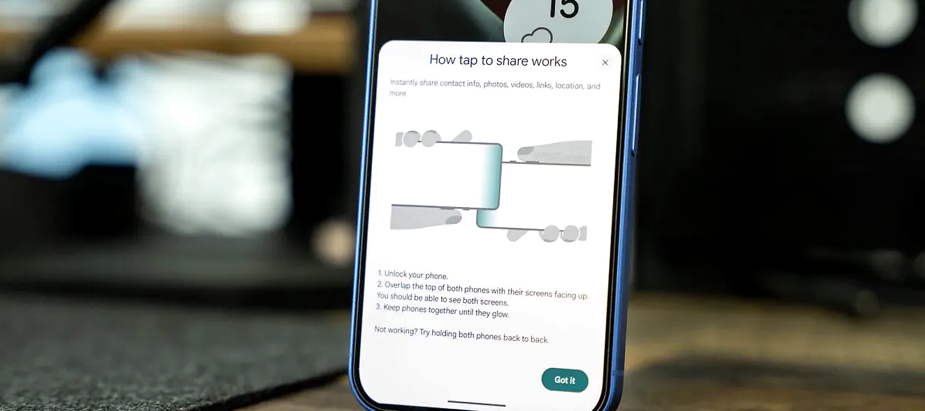 Android Tap to Share Terbaru