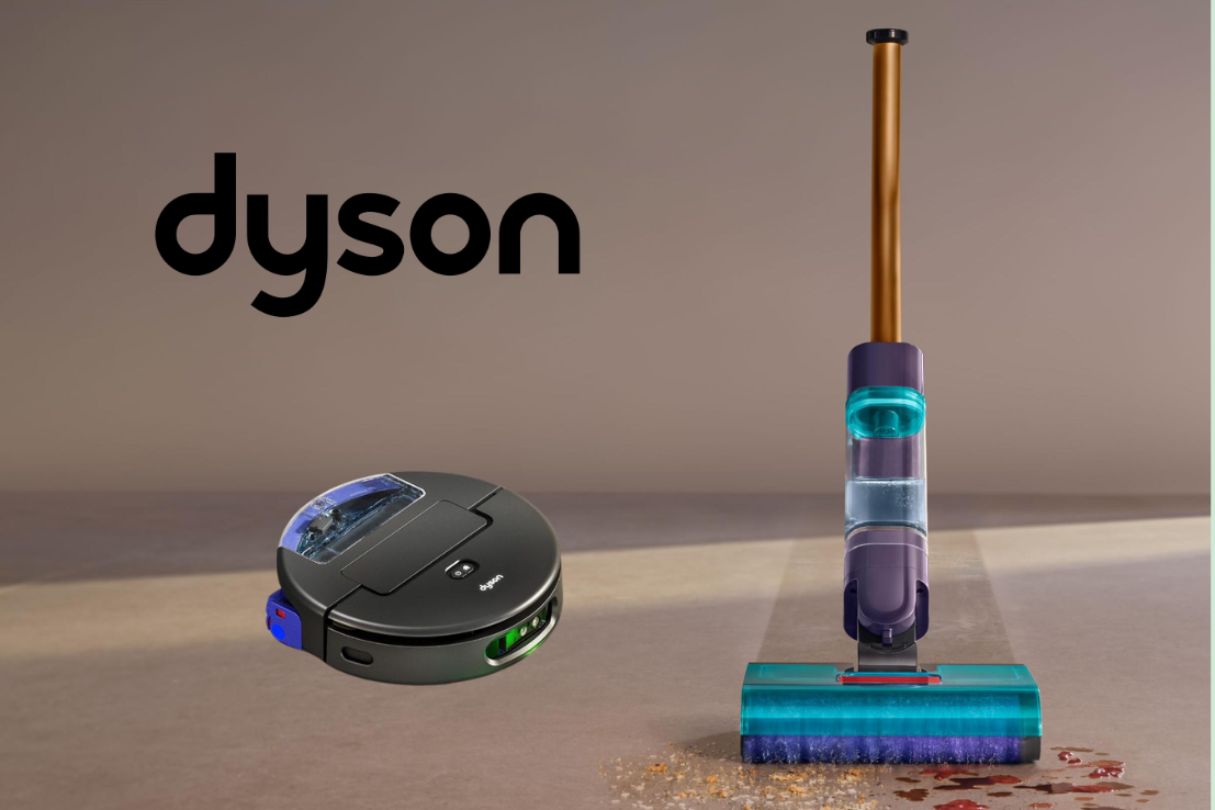 Dyson Spot+Scrub Ai, Dyson Clean+Wash Hygiene, Robot vakum Dyson, Alat pel elektrik Dyson, Perangkat pembersih lantai cerdas