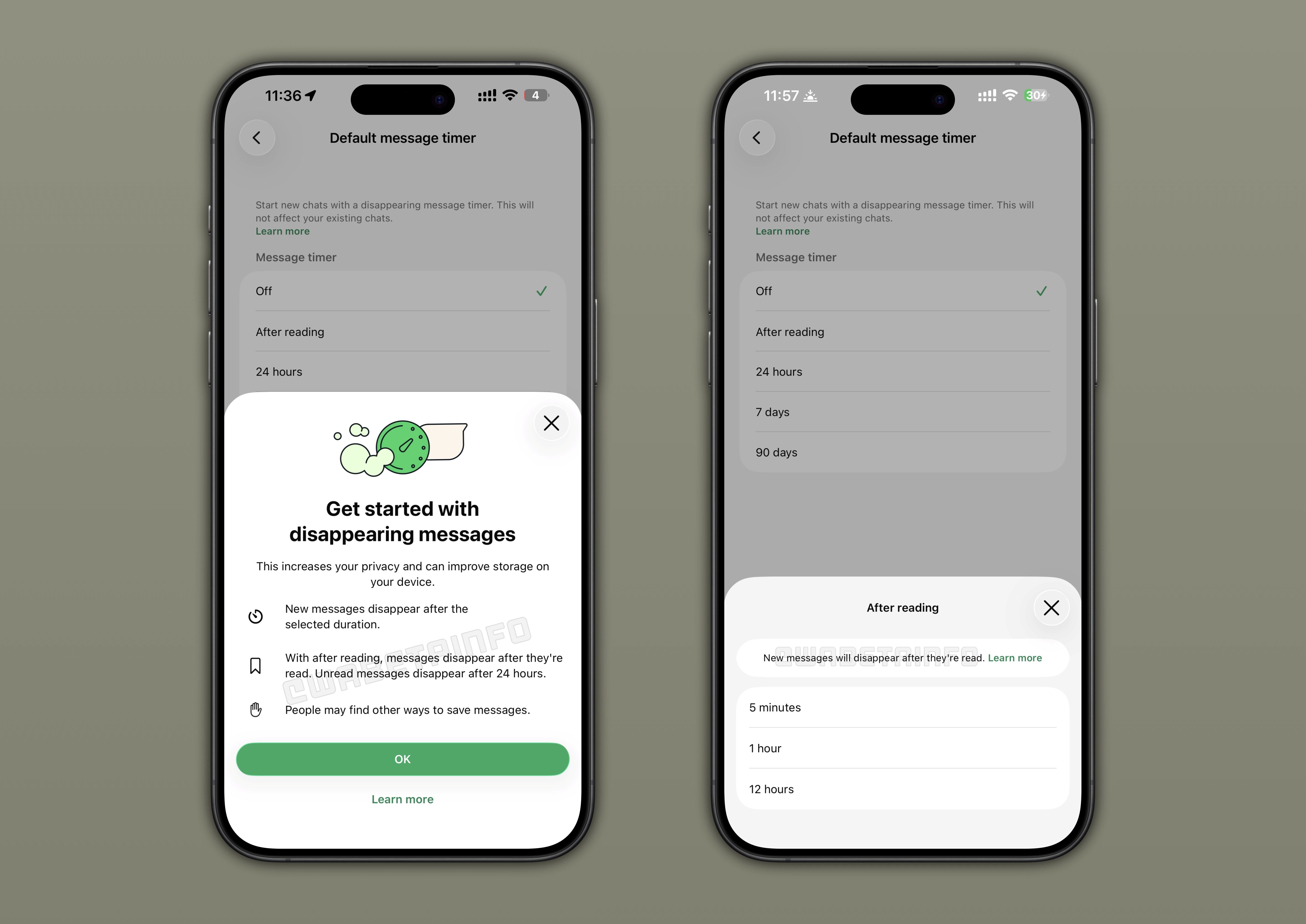 Fitur baru WhatsApp, After Reading WhatsApp, disappearing messages, WABetaInfo, privasi pesan WhatsApp, burn after reading