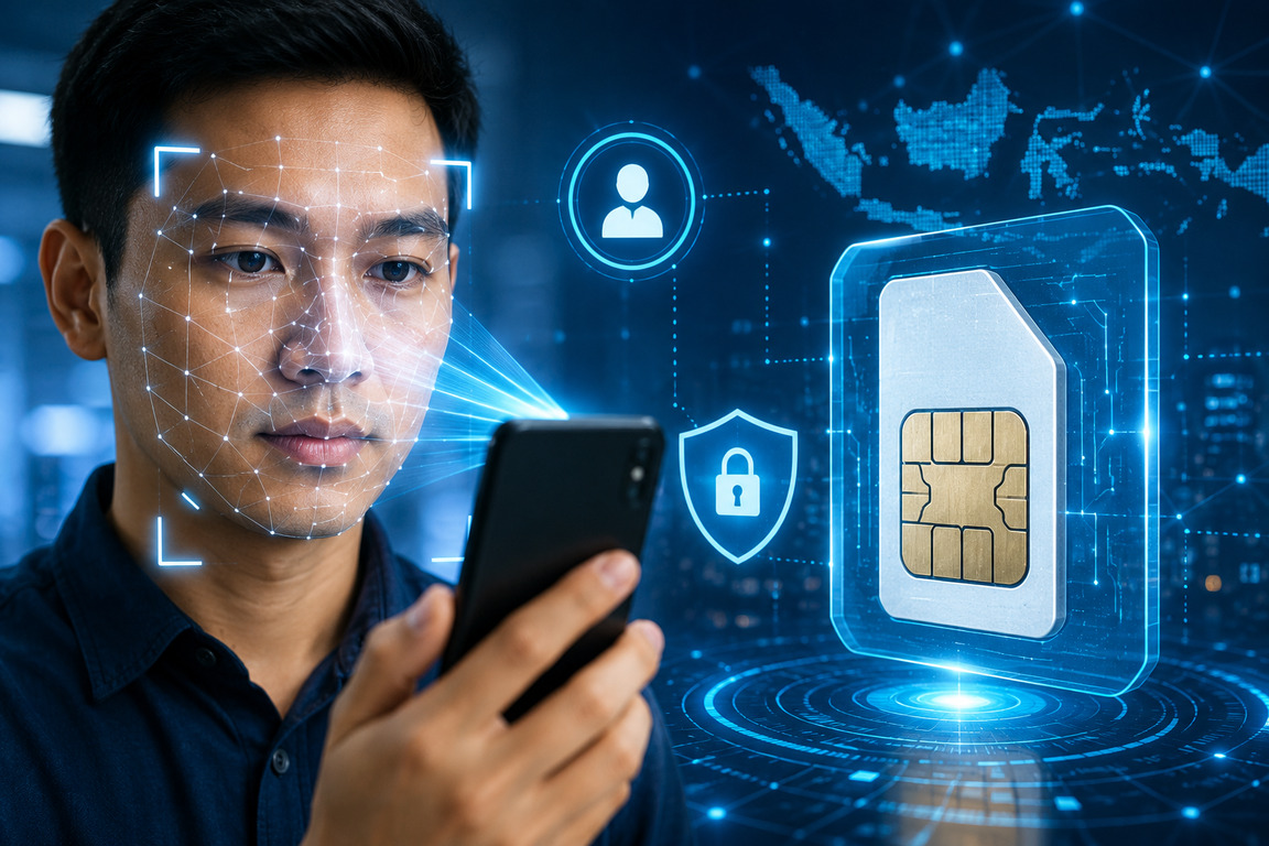 registrasi SIM card wajib verifikasi wajah