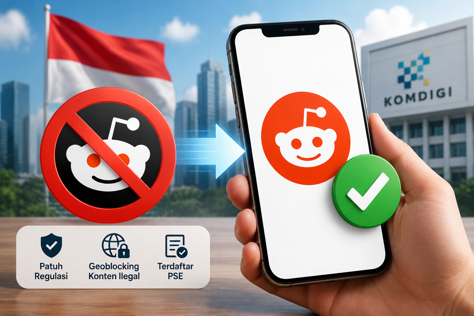 Reddit bisa diakses lagi