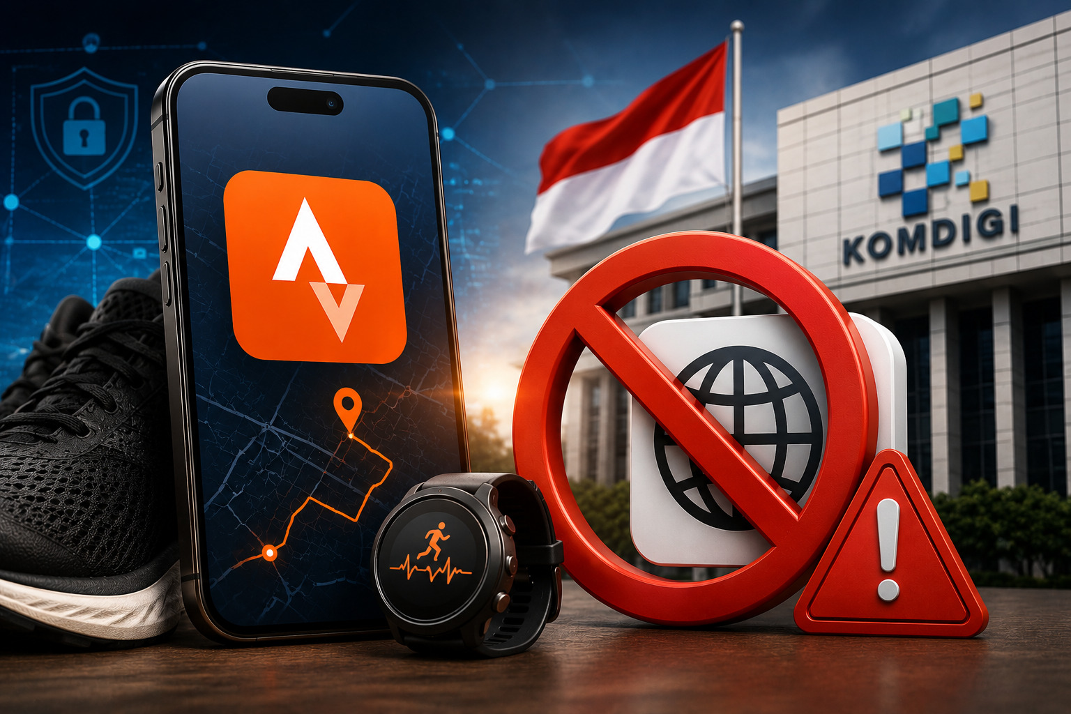 Komdigi blokir Strava