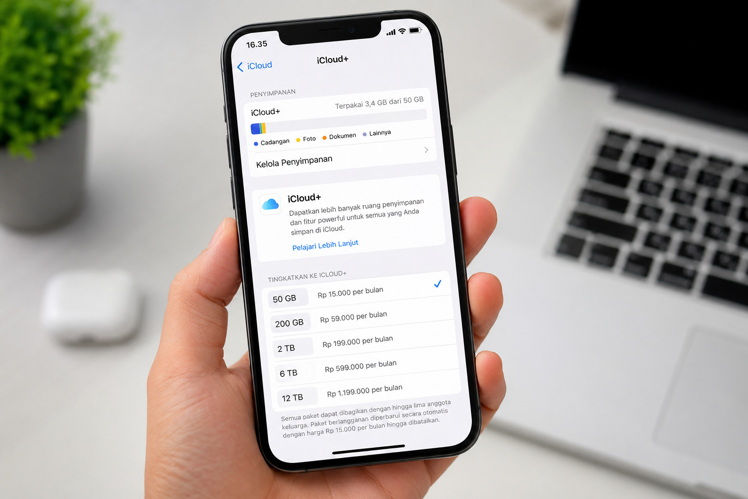 Harga iCloud+ Indonesia