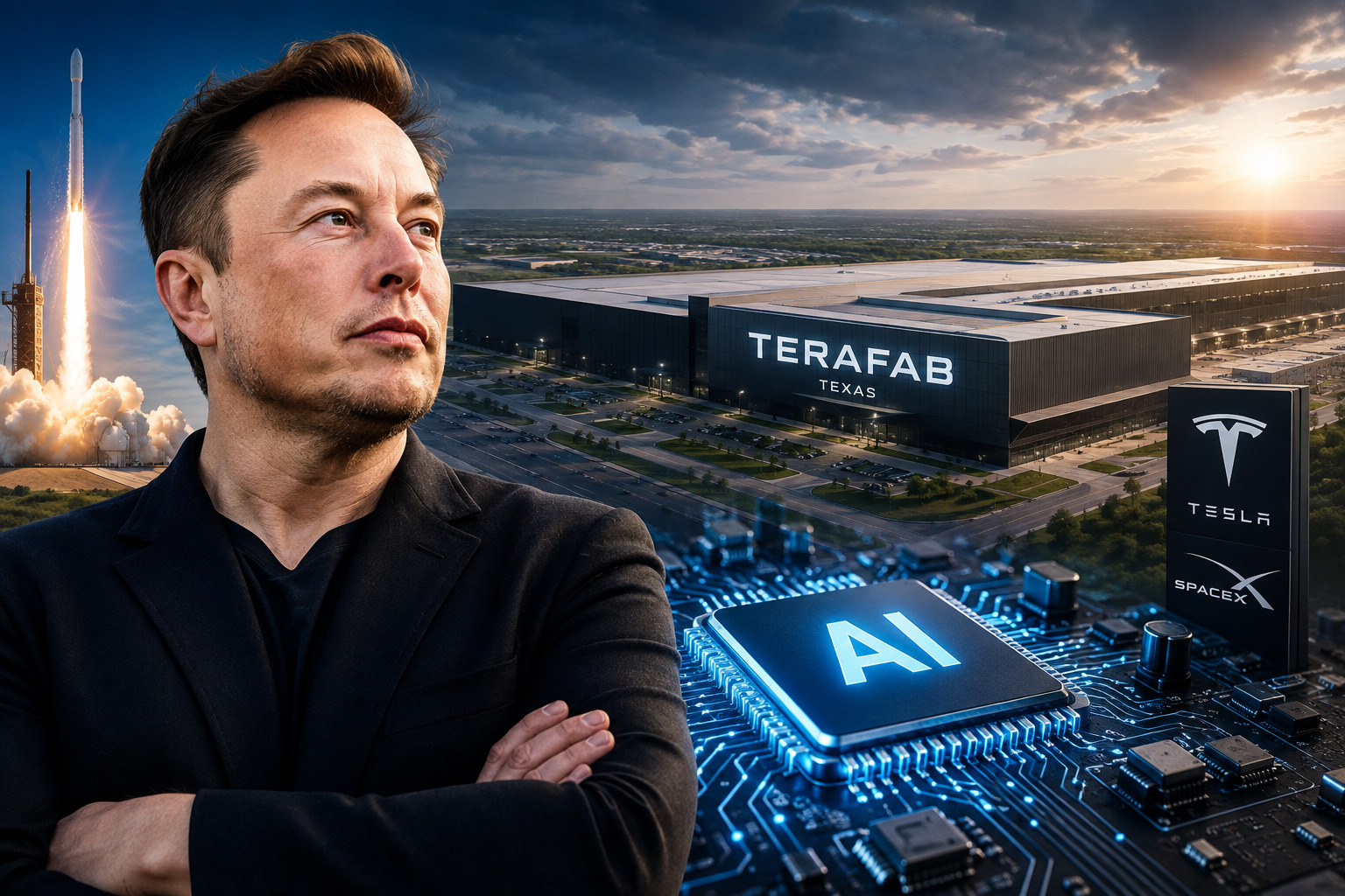 Elon Musk pabrik chip AI