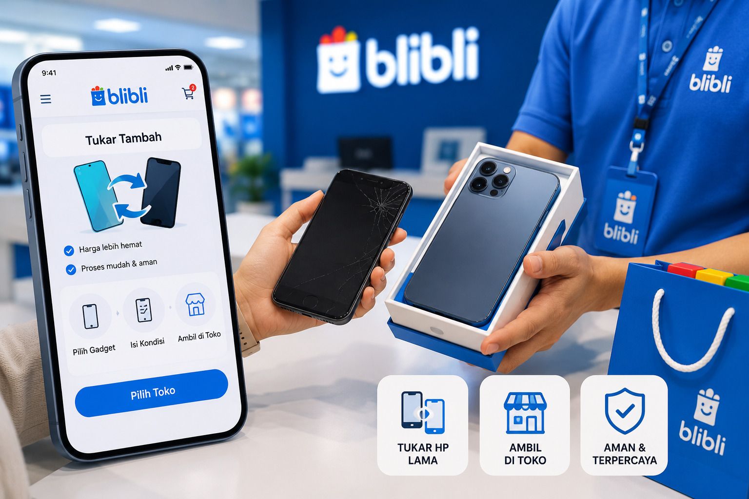 tukar tambah HP Blibli