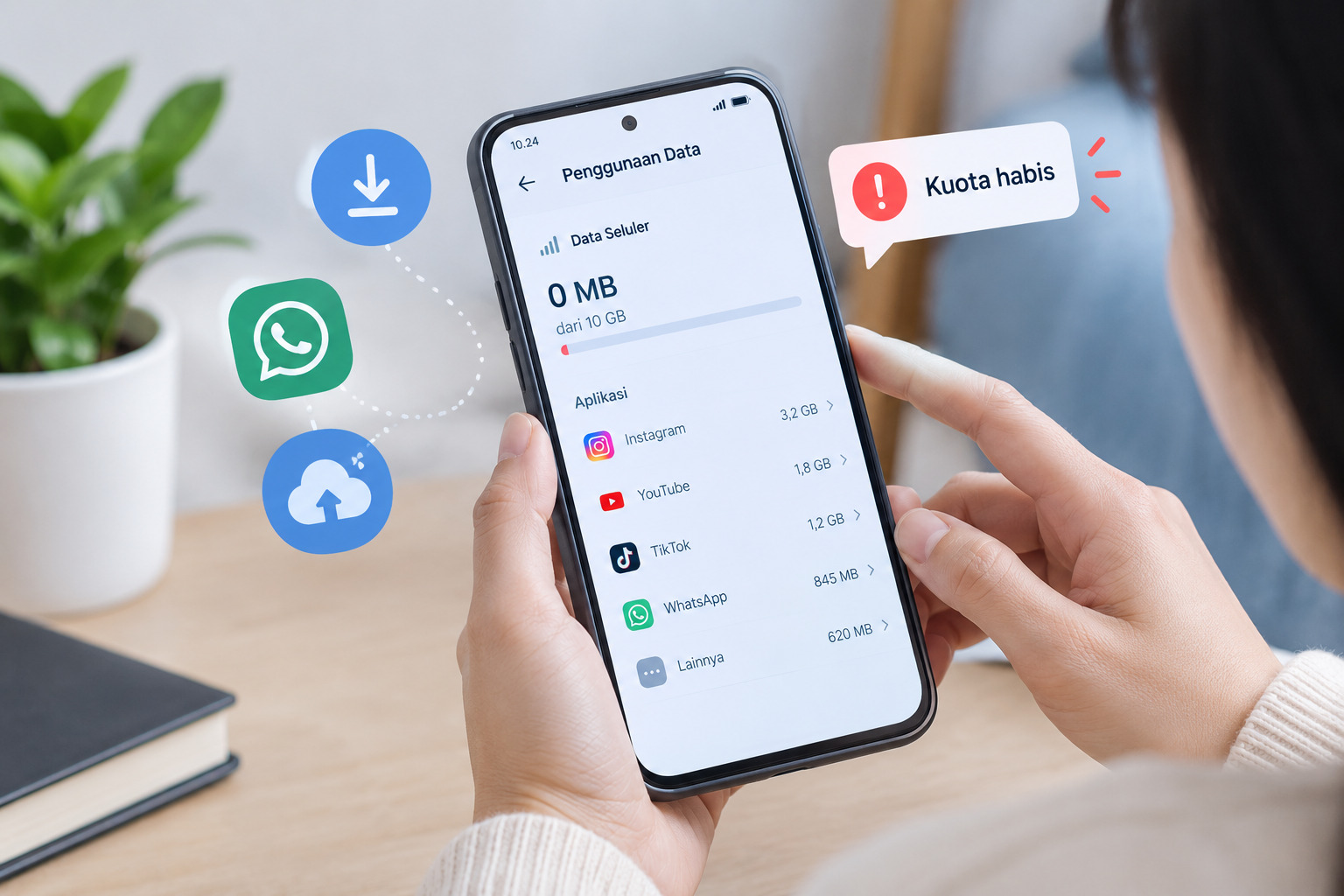 cara menghemat kuota internet di HP